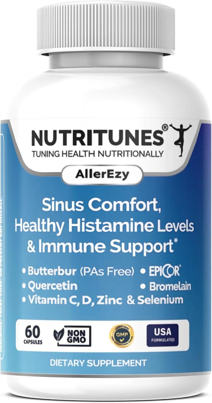 AllerEzy – Supports Healthy Histamine Levels, 60 Capsules