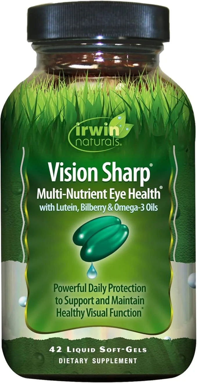 Irwin Naturals Vision Sharp Multi-Nutrient Eye Omega-3s - 42 Liquid