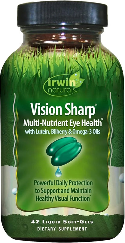 Irwin Naturals Vision Sharp Multi-Nutrient Eye Omega-3s - 42 Liquid