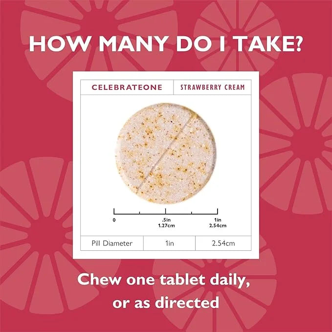 Celebrate Vitamins CelebrateONE Chewables, Iron Free (30 Tablets)