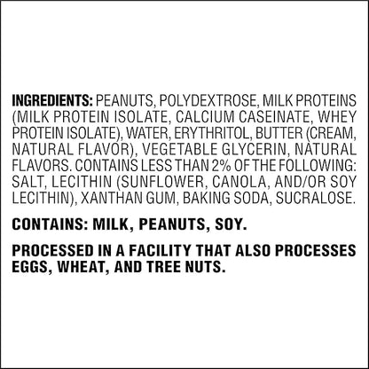 Atkins Peanut Butter Protein Cookie, Protein Dessert, Rich in Fiber, 3g Net Carb, 1g Sugar, Keto Friendly, 4 Count - Produ...