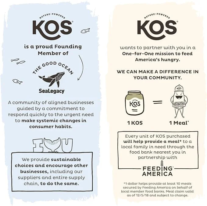 KOS Vegan Protein Powder, Chocolate Peanut Butter 10 Servings