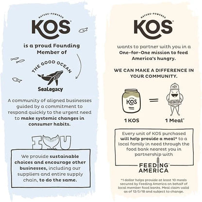 KOS Vegan Protein Powder, Chocolate Peanut Butter 10 Servings