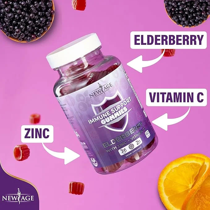 NEW AGE Immune System Support Gummies 60 Gummies)