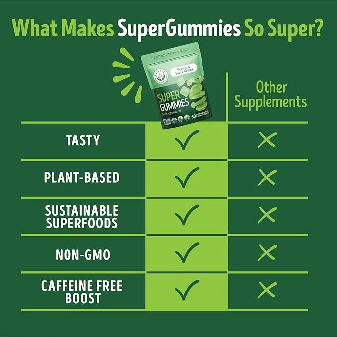 Kuli Kuli Super Energy Gummies 60 Non-GMO,