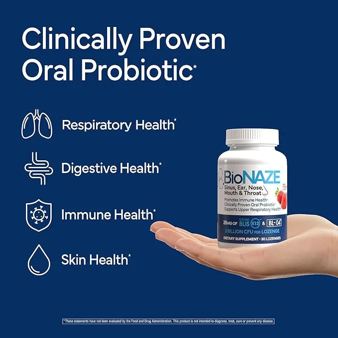 Oral Probiotic K12 & BL-04 for Sinus, Tonsil Stones, Bad Breath, Post Nasal Drip, Throat, Mouth, Teeth & Gut - Improve Ora...