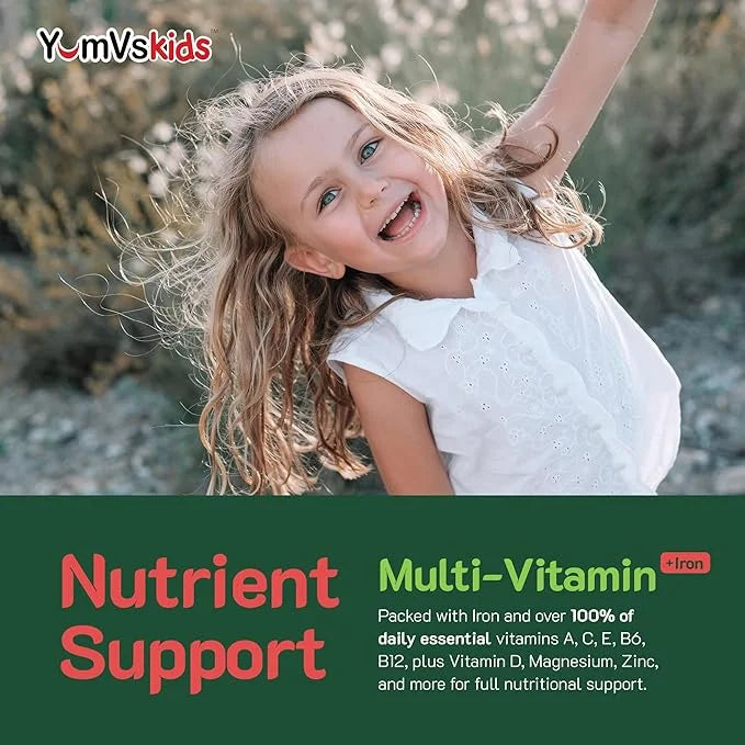 YumVs Complete Kids Multivitamin with Iron 2 Year (120 Tablets)