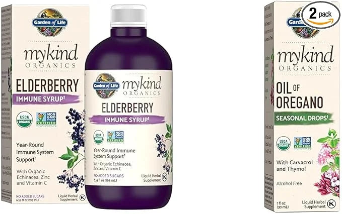 Garden of Life Organics Plant-Based Elderberry 6.59 fl 1fl oz (30 mL)