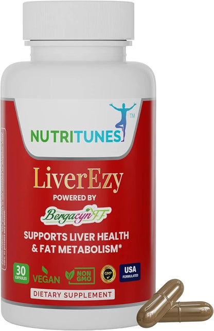 LiverEzy Liver Support & Fat Metabolism 30 Capsules, 30-Day Supply