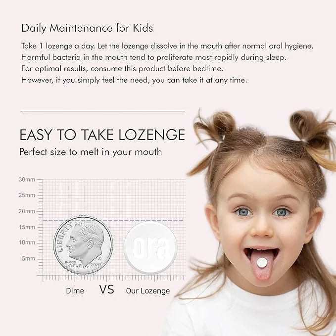 Kids Dental Probiotics for Anti-Cavity + Healthy Teeth and Gums, 8 Billion CFU Probiotics for Oral Health, Sugar Free Yogu...