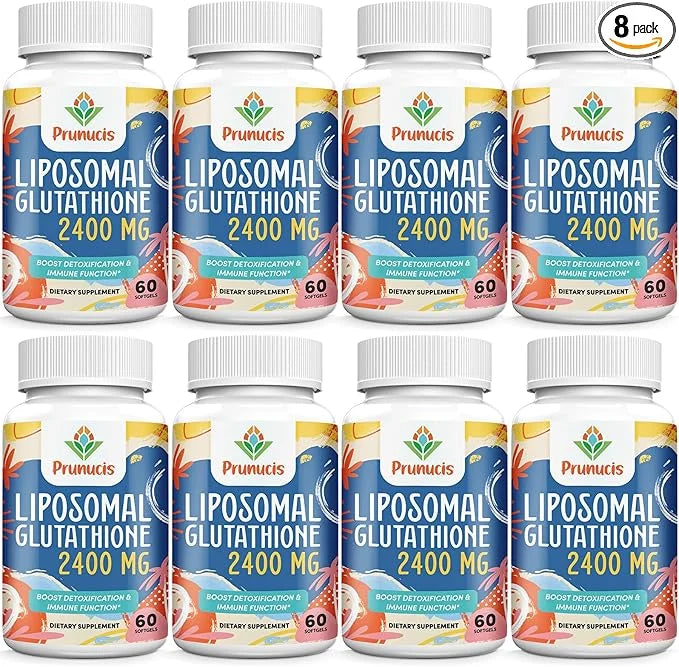 2400MG Liposomal Glutathione, Reduced L-Glutathione, Glutathione 480 Softgels