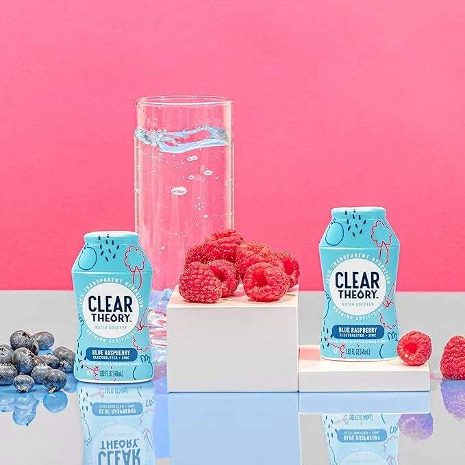 Clear Theory Water Flavoring Drops with Electrolytes, Water Enhancer Liquid Flavored Water Drink Mix, Hydration for Kids, ...