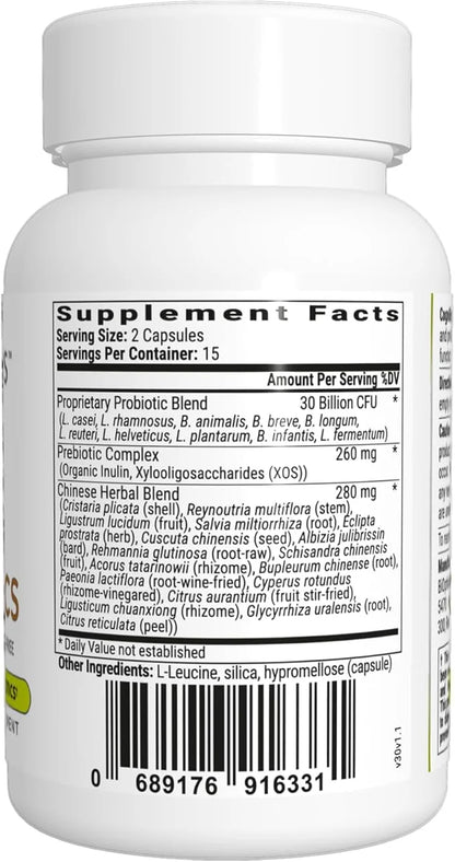 BiOptimizers Cognibiotics Probiotic Brain Supplement - Helps Support Mood, Better Focus, Memory, Mental Clarity - 30 Capsu...