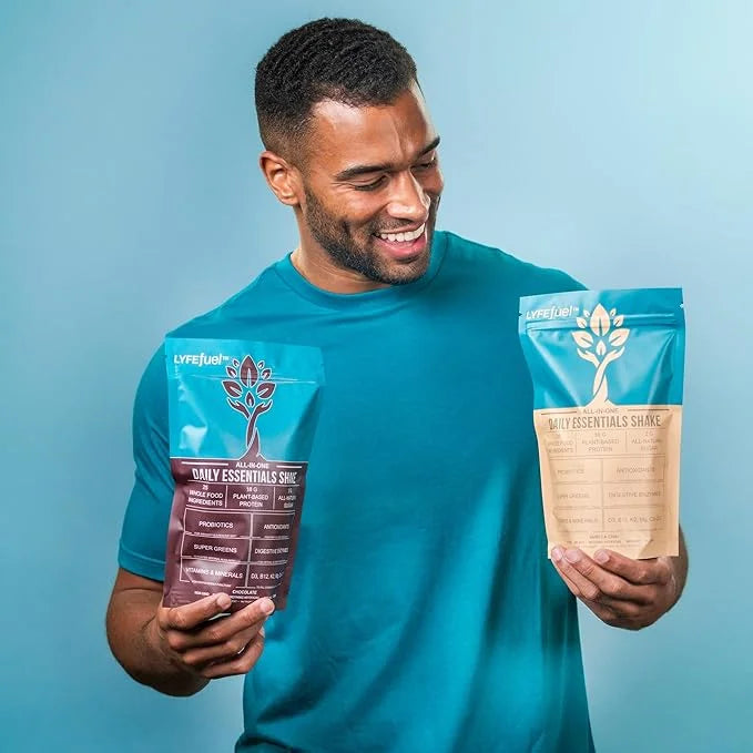 All-in-One Meal Replacement Powder by LyfeFuel 50+ Organic 24 Vegan