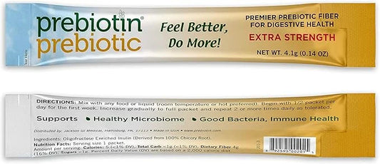 Prebiotin Prebiotic Fiber Powder 4.1 Gram 30 Count