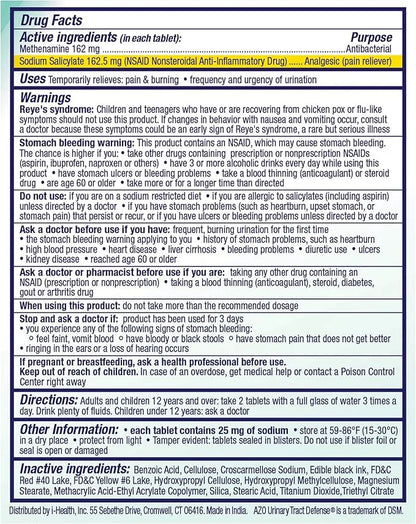 AZO Urinary Tract Defense Antibacterial Protection, 1 Most 24 Count 2)
