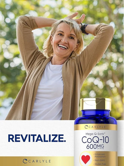 Carlyle CoQ10 600 mg 60 Softgels Q-10 |