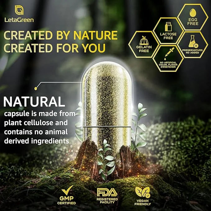 Sea Moss 3000mg Black Seed Oil 2000mg Ashwagandha 1000mg Bladderwrack 1000mg Burdock 1000mg Turmeric 1000mg & D3, K2 K2 wi...