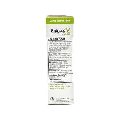 Rhinase X Lubricating Nasal Mist Spray