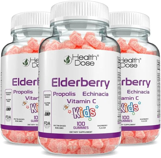 Elderberry Sambucus Gummy Vitamins Kids 100 3