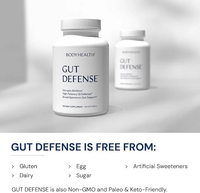 BodyHealth Gut Defense with PerfectAmino, Gut Health Support for Women and Men, GI Support Supplement - 90 Softgels - Prod...