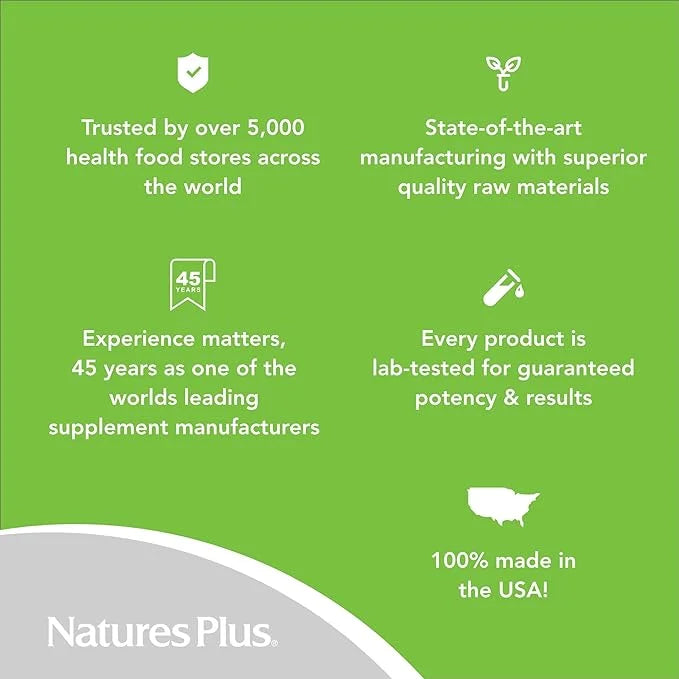 NaturesPlus Ultra-Stress with Iron, Sustained Release 30 Vegetarian 30 Servings