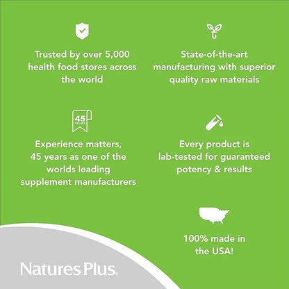 NaturesPlus Ultra-Stress with Iron, Sustained Release 30 Vegetarian 30 Servings