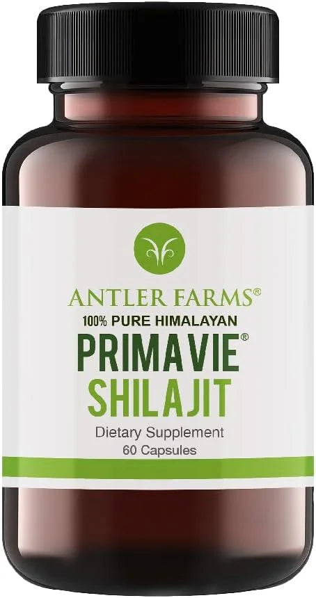 Antler Farms - 100% Pure PrimaVie 60 Capsules, 250mg – 50% Fluvic