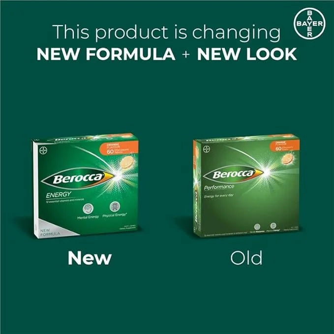 Berocca Energy Vitamin B & C 60 Pack