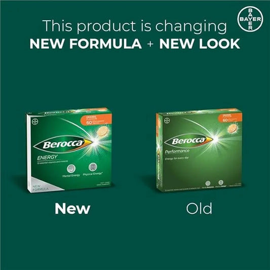 Berocca Energy Vitamin B & C 60 Pack