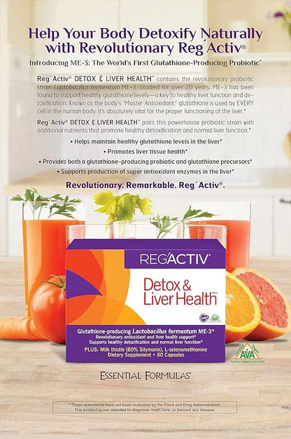 REG'ACTIV Detox & Liver Health, 60 ME-3