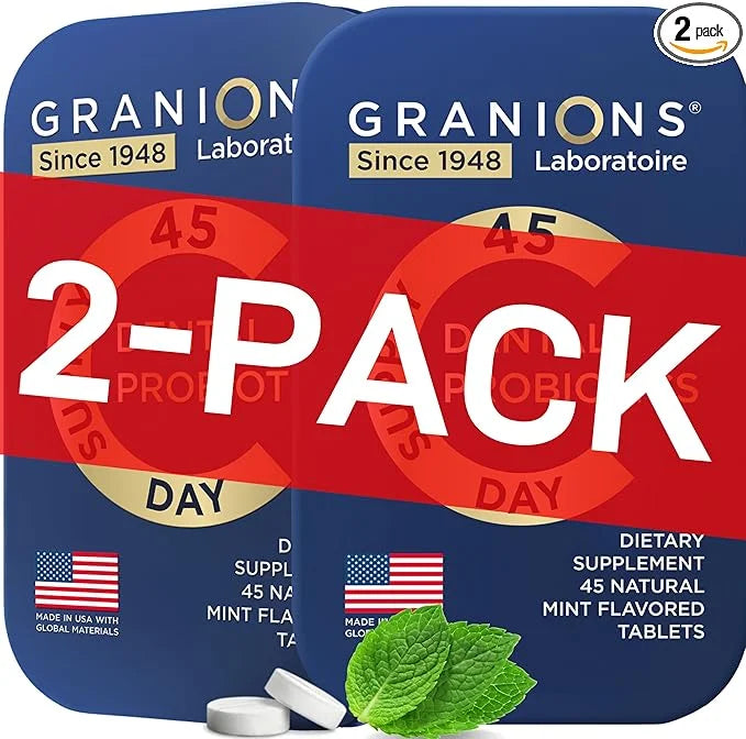 Oral Probiotic Mints - 3 Billion CFU for Dental Probiotics for Teeth and Gums - Best Breath Freshener with Lactobacillus S...