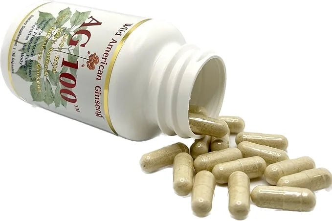 AG 100-100% Pure Wild American Ginseng