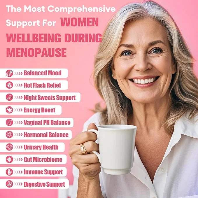 40-in-1 Menopause Supplements for Women, Multibenefit & Complete Black Cohosh for Hot Flashes, Night Sweats & Hormone Bala...