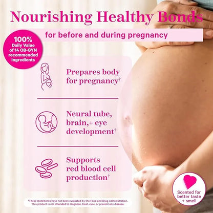 Pink Stork Total Prenatal Vitamins 3 Month 180 Capsules