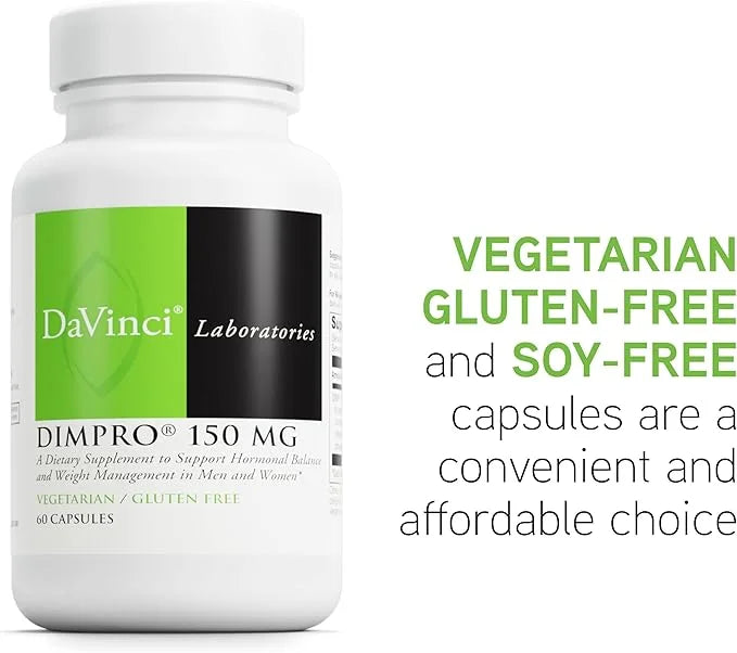 DAVINCI Labs DimPro 150 mg - Dietary Supplement to Support Hormonal Balance in Men & Women & Healthy Weight Management* - ...