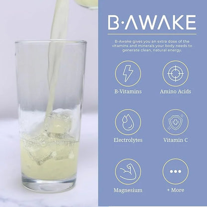 B-Awake Energy Powder Supplement, All-Natural Vitamin (30 Servings)