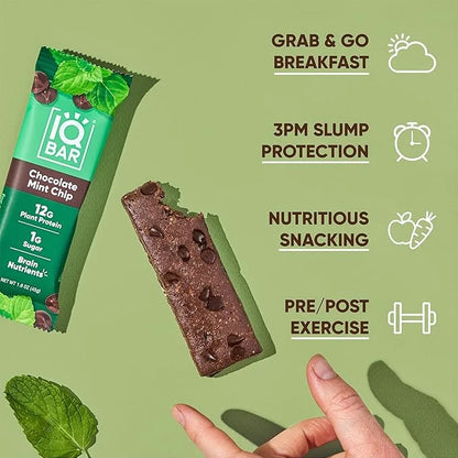IQBAR Brain and Body Keto Protein Bars 12-Count Energy