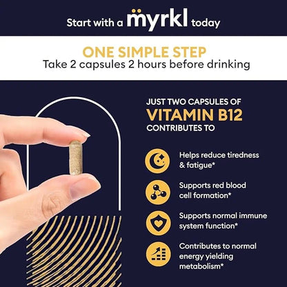 Unique Pre-Drinking Supplement for Liver Health Support, Helps Morning Energy with High-Performing Probiotic, L Cysteine &...