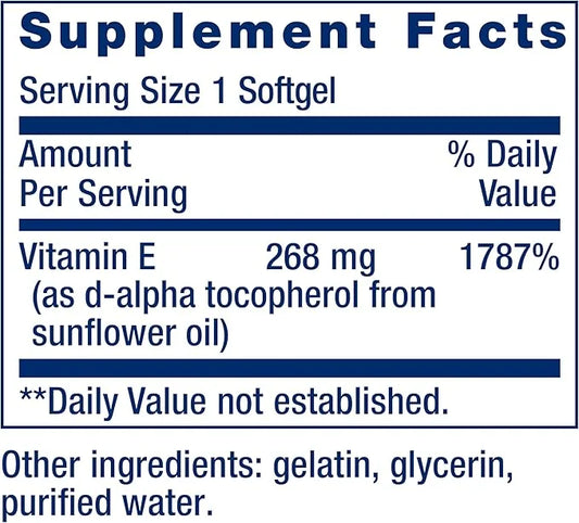 Life Extension Super Vitamin E 268mg K1 K2 K2 MK-7 MK-7 MK-4 MK-4 Vitamin 90 Softgels