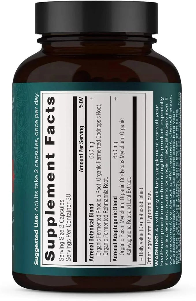 Adrenal Support with Ashwagandha Supplement by Ancient Nutrition, Helps Reduce Stress & Fatigue, Paleo and Keto Friendly, ...