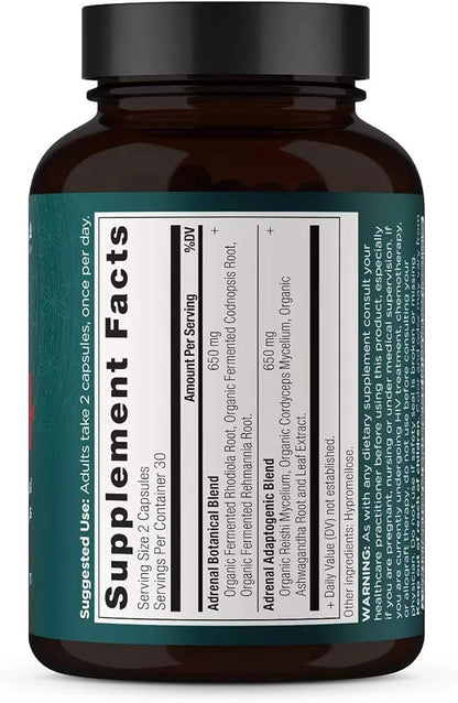 Adrenal Support with Ashwagandha Supplement by Ancient Nutrition, Helps Reduce Stress & Fatigue, Paleo and Keto Friendly, ...