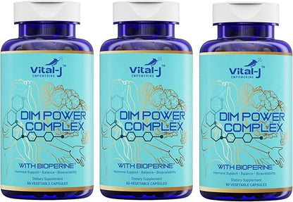 4-in-1 DIM Potent Complex 300mg - Estrogen Balance and Metabolism, Energy & Menopause Support Supplement with Bioperine (x...