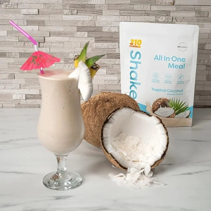 310 Nutrition Meal Replacement Shake - Fiber-Rich Vegan Superfood Blend - Low Carb, Keto & Paleo Friendly, Gluten-Free, 26...