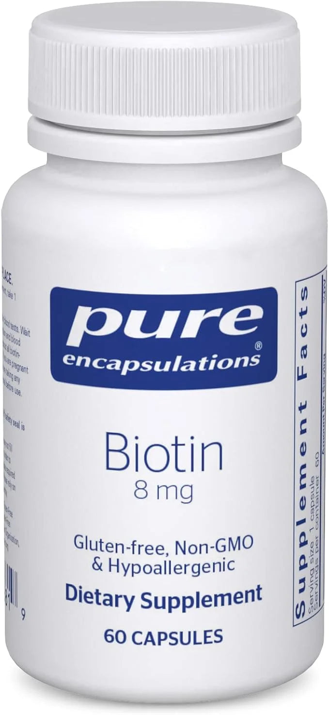 Pure Encapsulations Biotin 8 mg 60 Capsules