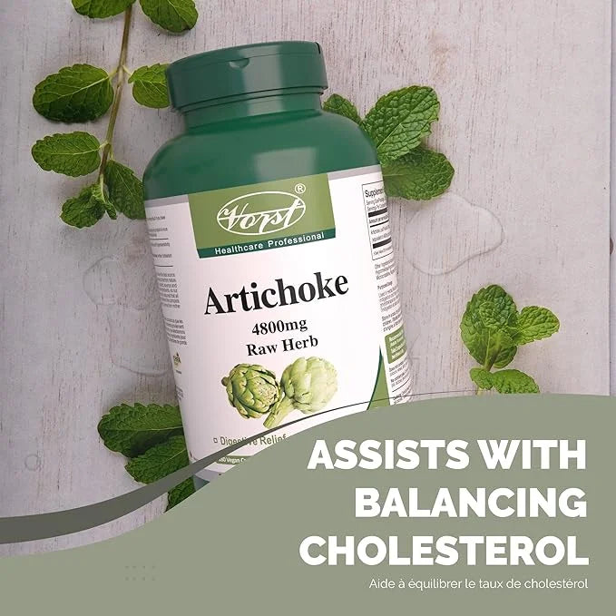 Vorst Artichoke 4800mg Raw Equivalent (1200mg 4:1 Extract 180 Vegan