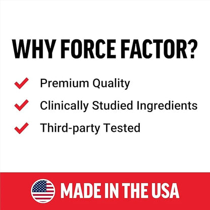 Force Factor Smarter Greens Daily Wellness Powder, Greens Superfood Powder to Support Gut Health, Bloating, & Digestion, w...