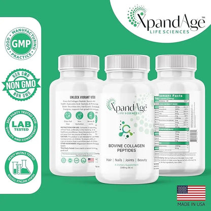 XpandAge's Bovine Collagen Peptides contain Biotin,