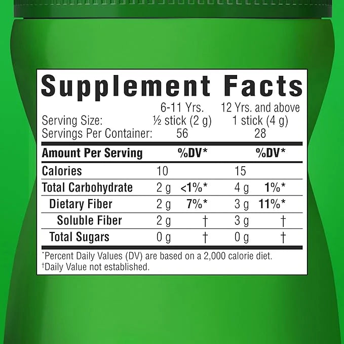 Benefiber On The Go Prebiotic Fiber 36 Sticks 2)
