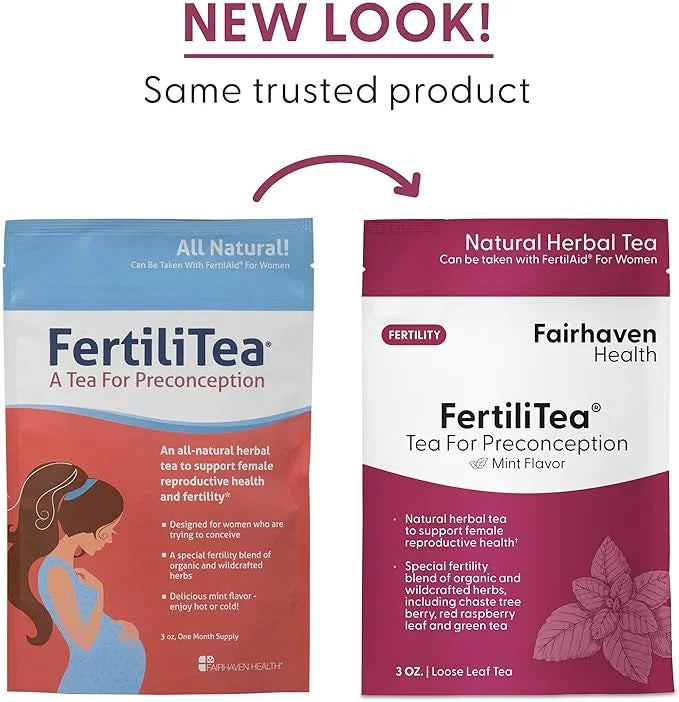 Fairhaven Health FertiliTea | Organic Fertility Tea for Women to Support Reproductive Health* | Prenatal Herbal Tea to Sup...